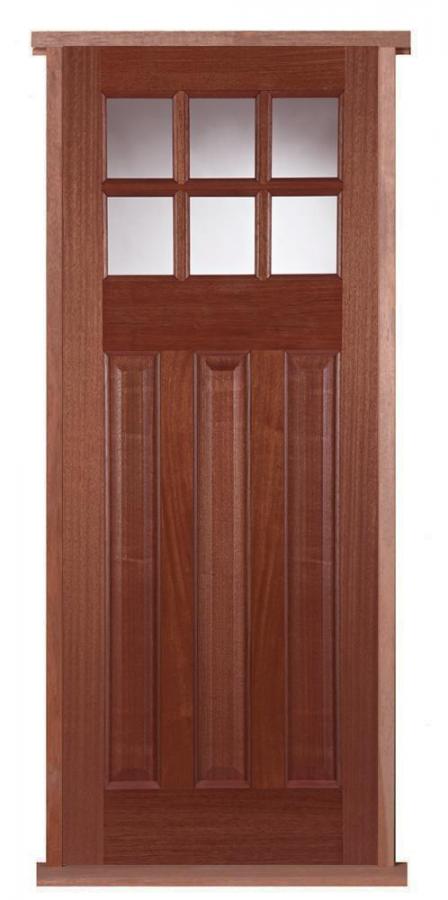 Pattern 664 Hardwood Pre-hung Door Set
